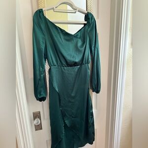 Green Party Dress